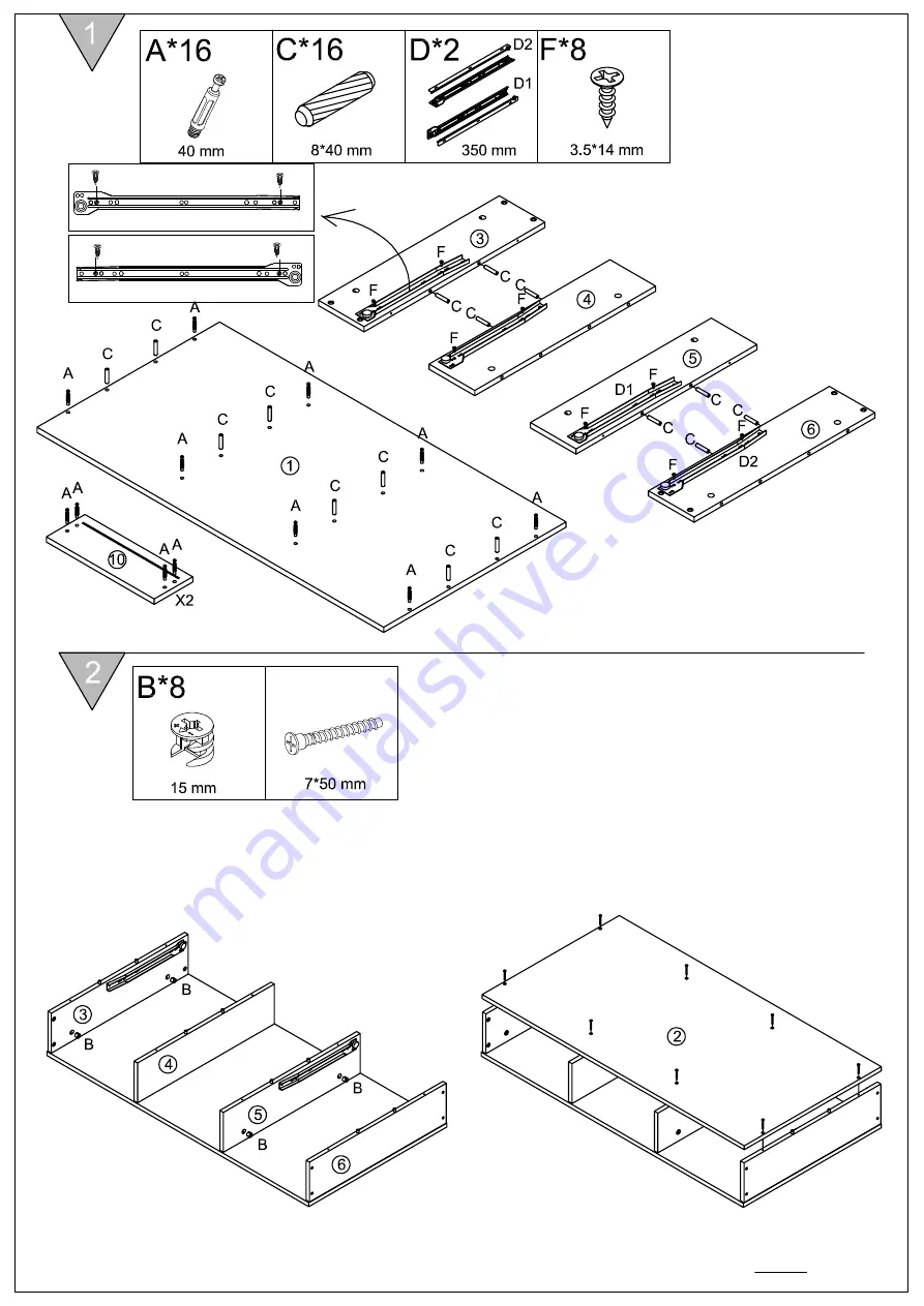 BIG FURNITURE WAREHOUSE Toronto DESTOROAK Скачать руководство пользователя страница 4