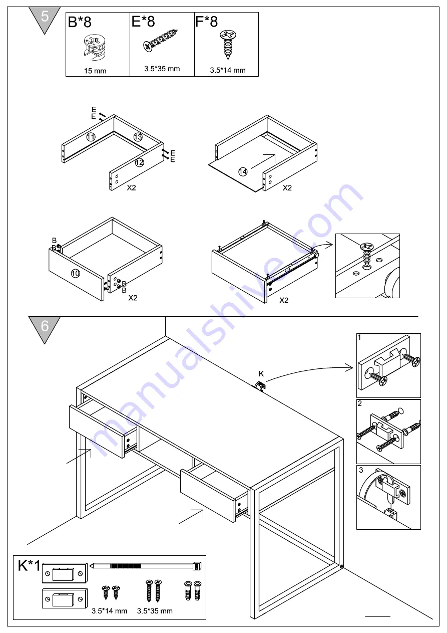 BIG FURNITURE WAREHOUSE Toronto DESTOROAK Скачать руководство пользователя страница 6