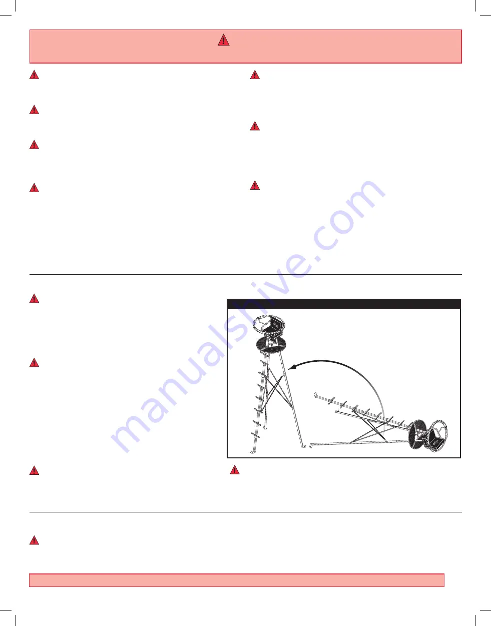 Big Game Treestands The Apex CR9000 Instruction Manual Download Page 9