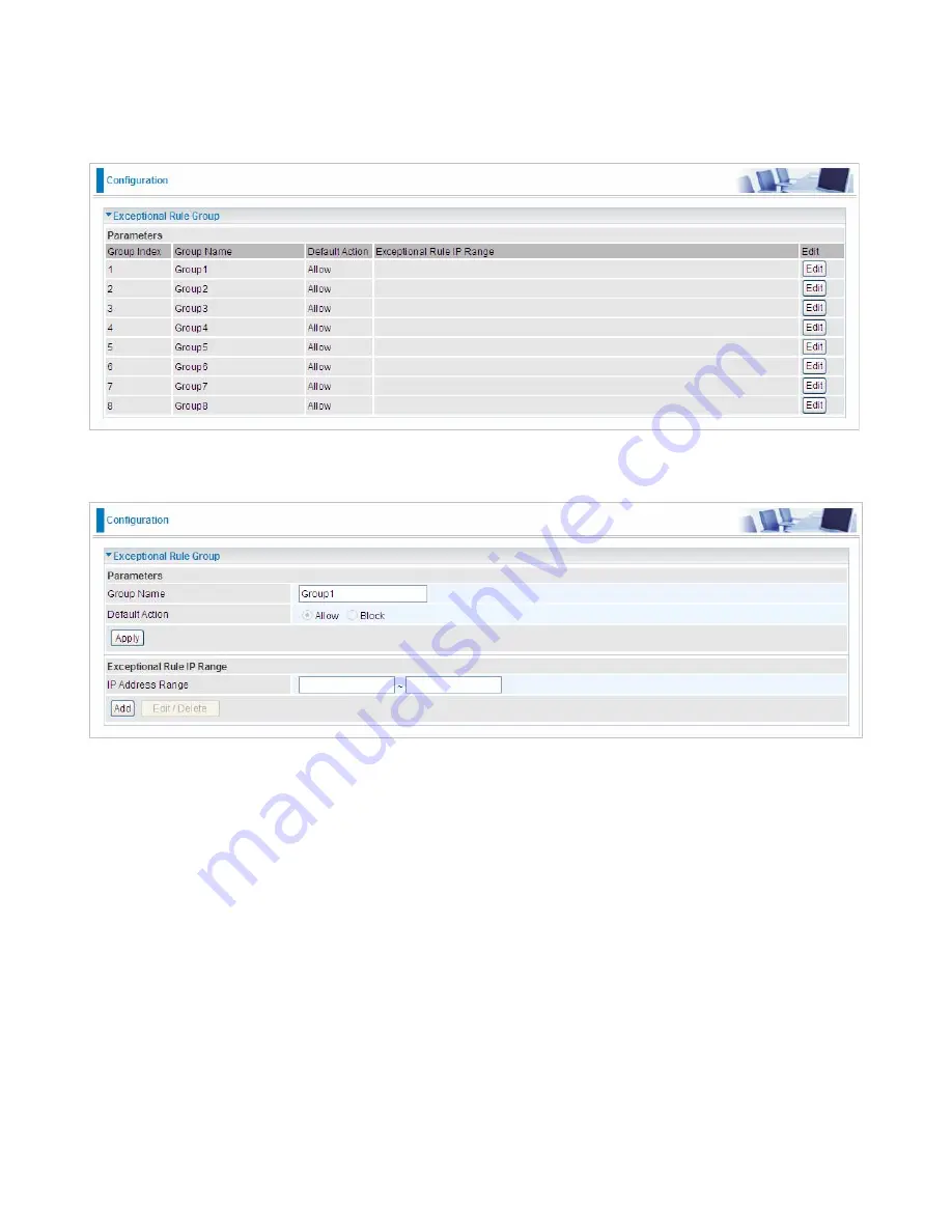 Billion BiPAC 6900AX(L)-2400 User Manual Download Page 201