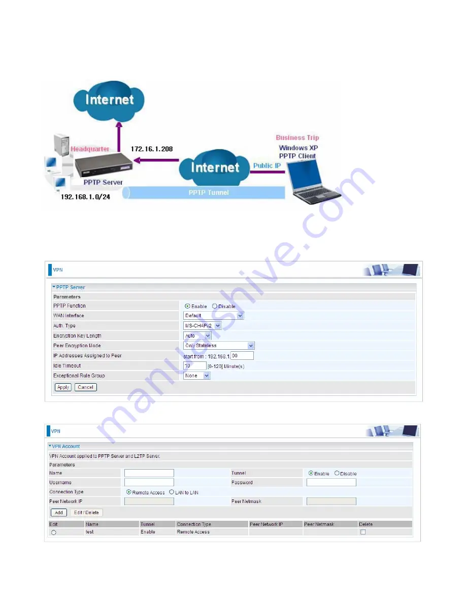 Billion BiPAC 6900AX(L)-2400 Скачать руководство пользователя страница 205