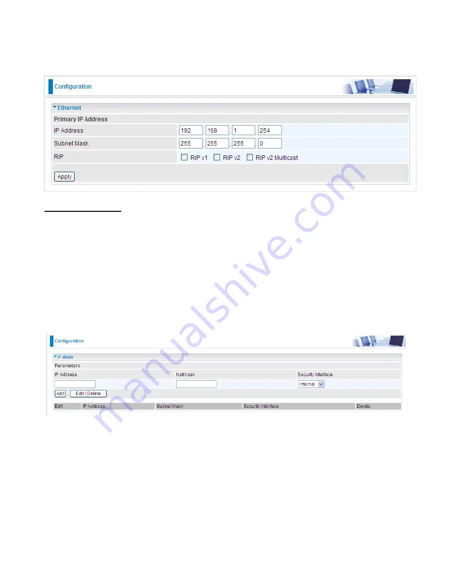 Billion BiPAC 7402GL R4 User Manual Download Page 38