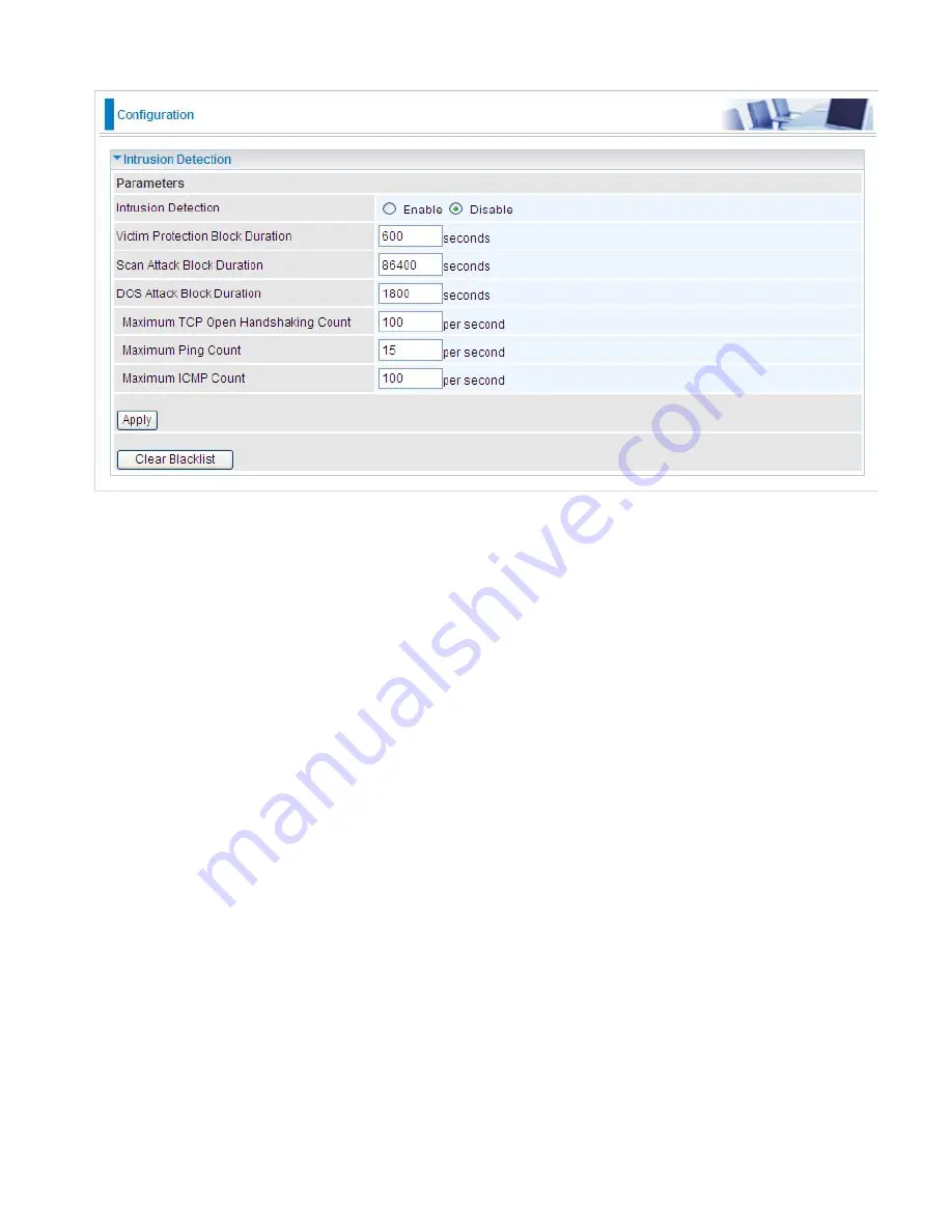 Billion BiPAC 7402GL R4 User Manual Download Page 75