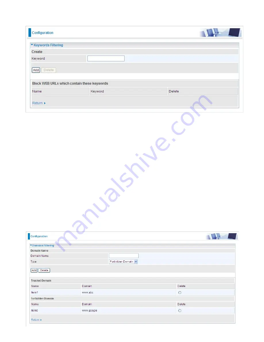 Billion BiPAC 7402GL R4 User Manual Download Page 78