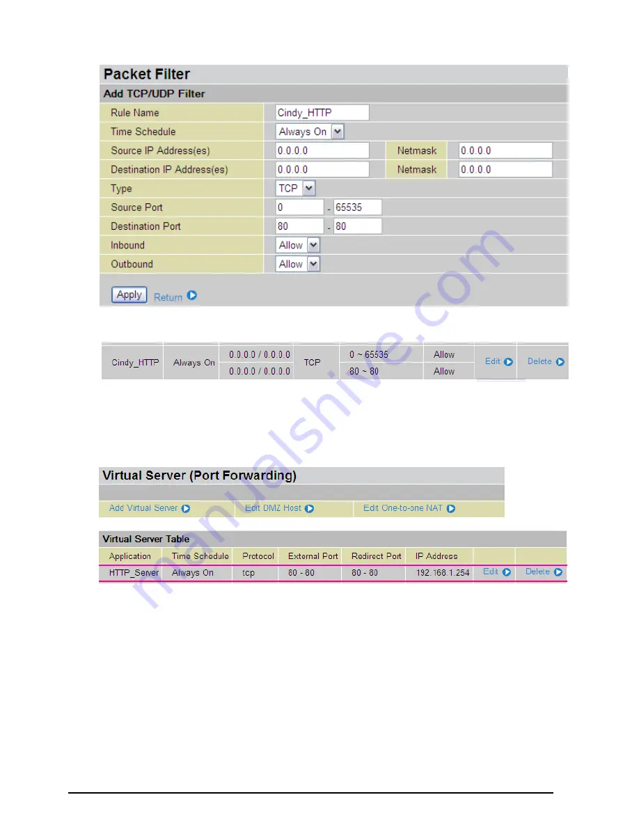 Billion BiPAC 7402R2 User Manual Download Page 66