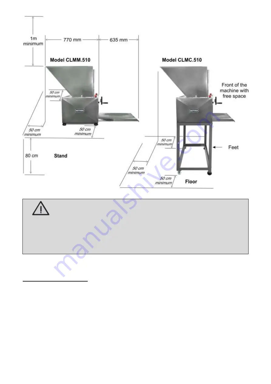 BIMG Metvisa CLMC.510 Instruction Manual Download Page 13