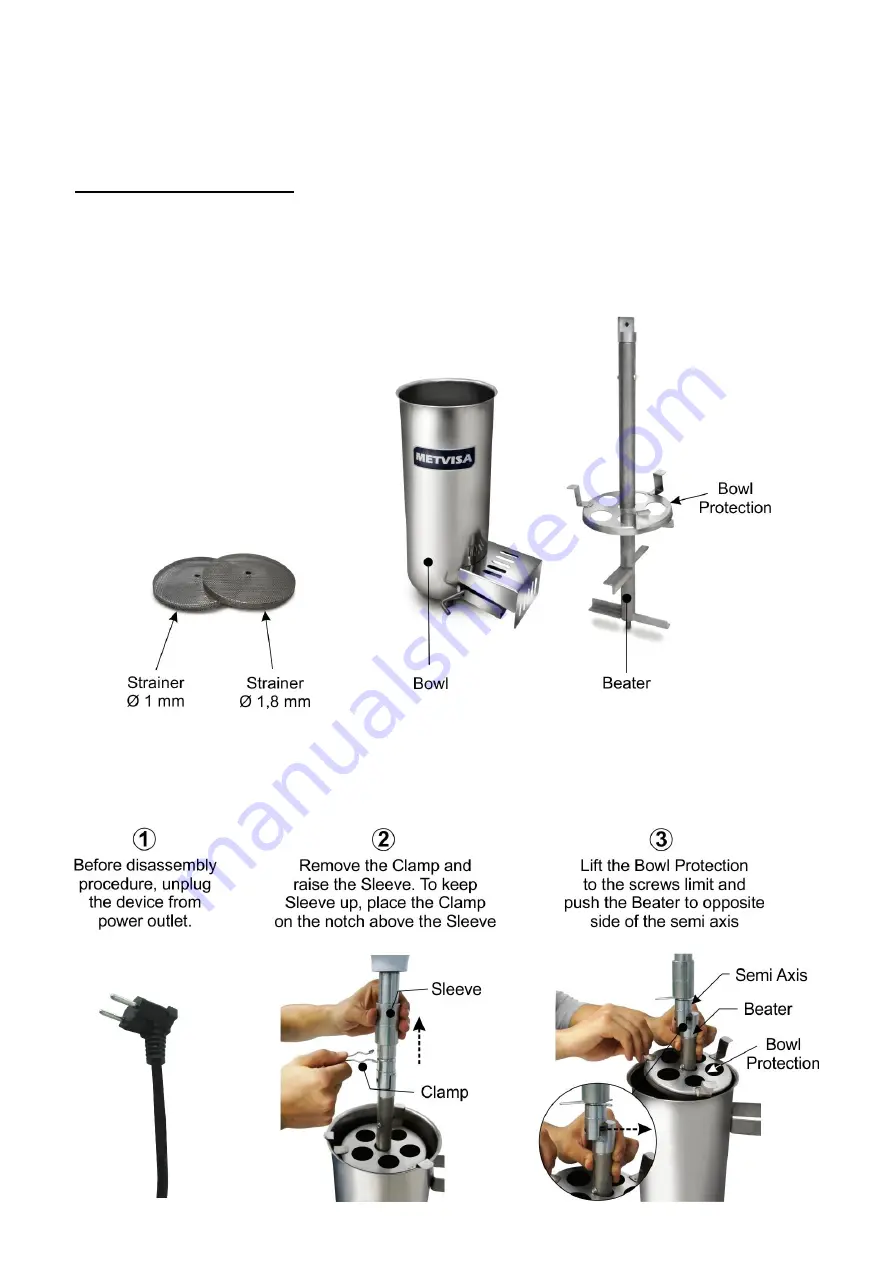 BIMG Metvisa DG.10 Instruction Manual Download Page 9