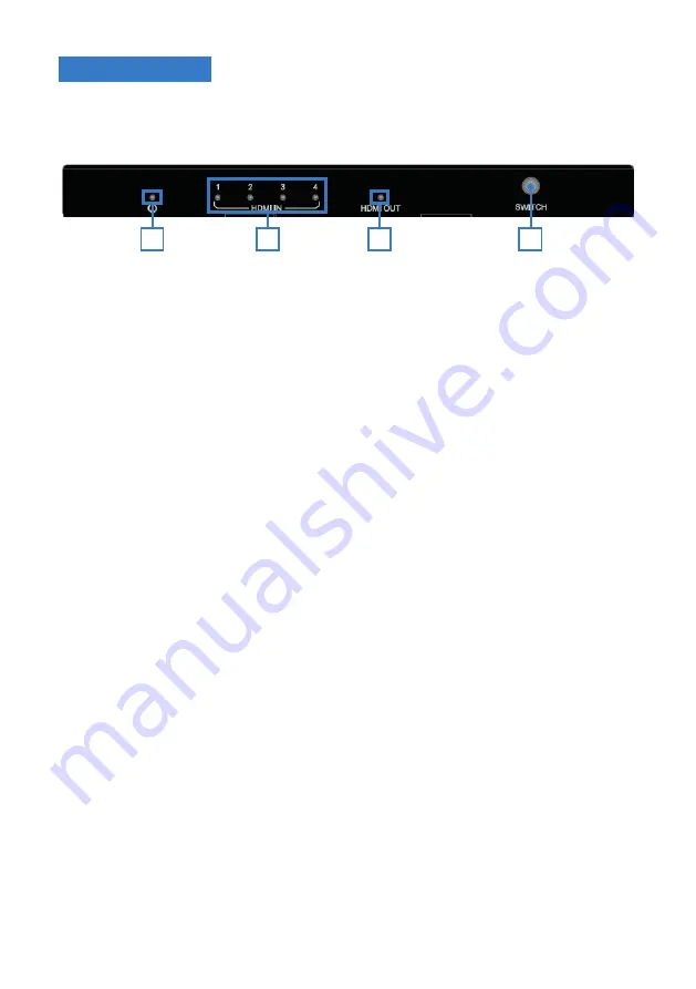 Binary B-260-SWTCH-4X1 Nstallation Manual Download Page 5