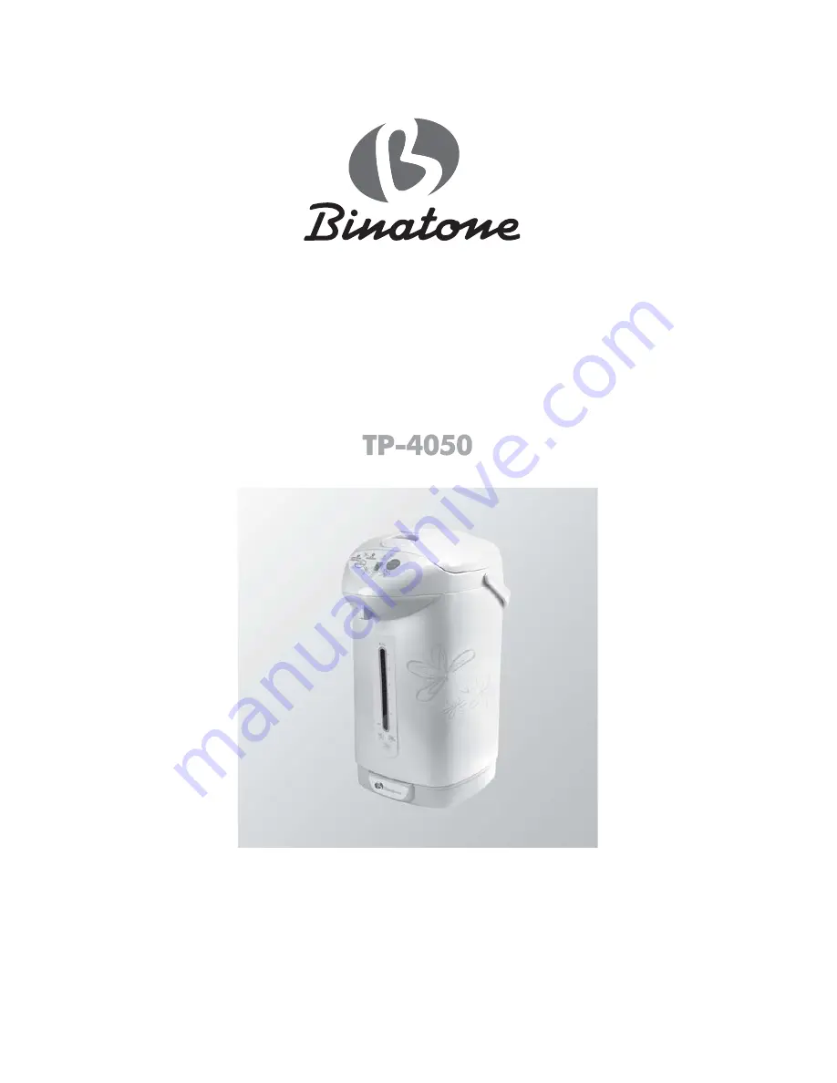 Binatone TP-4050 Instruction Manual Download Page 1