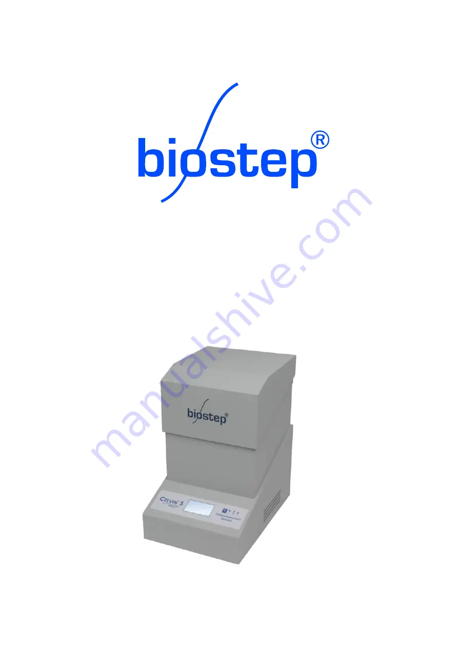 Biostep BG56-A0160 User Manual Download Page 1