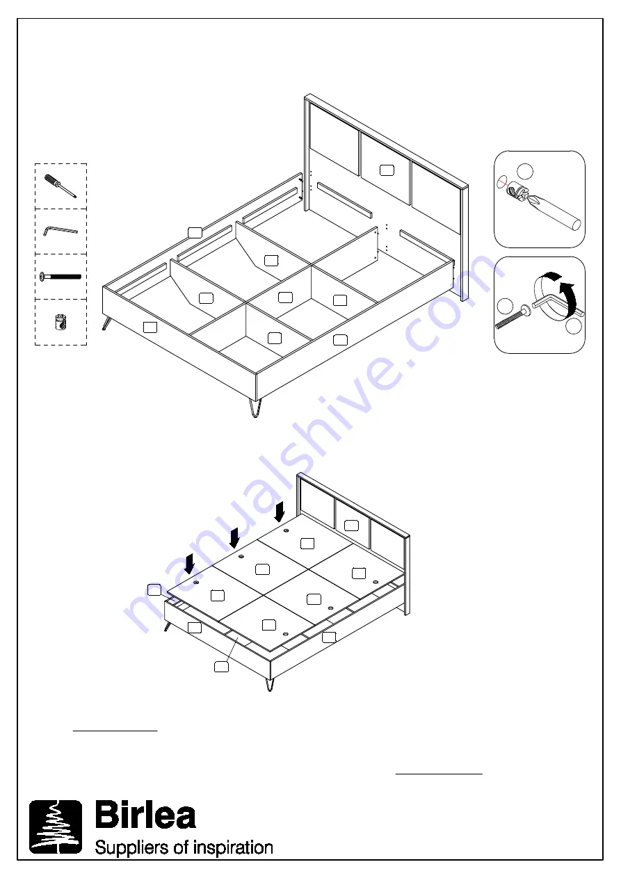 Birlea 135CM ARLO BED Скачать руководство пользователя страница 7