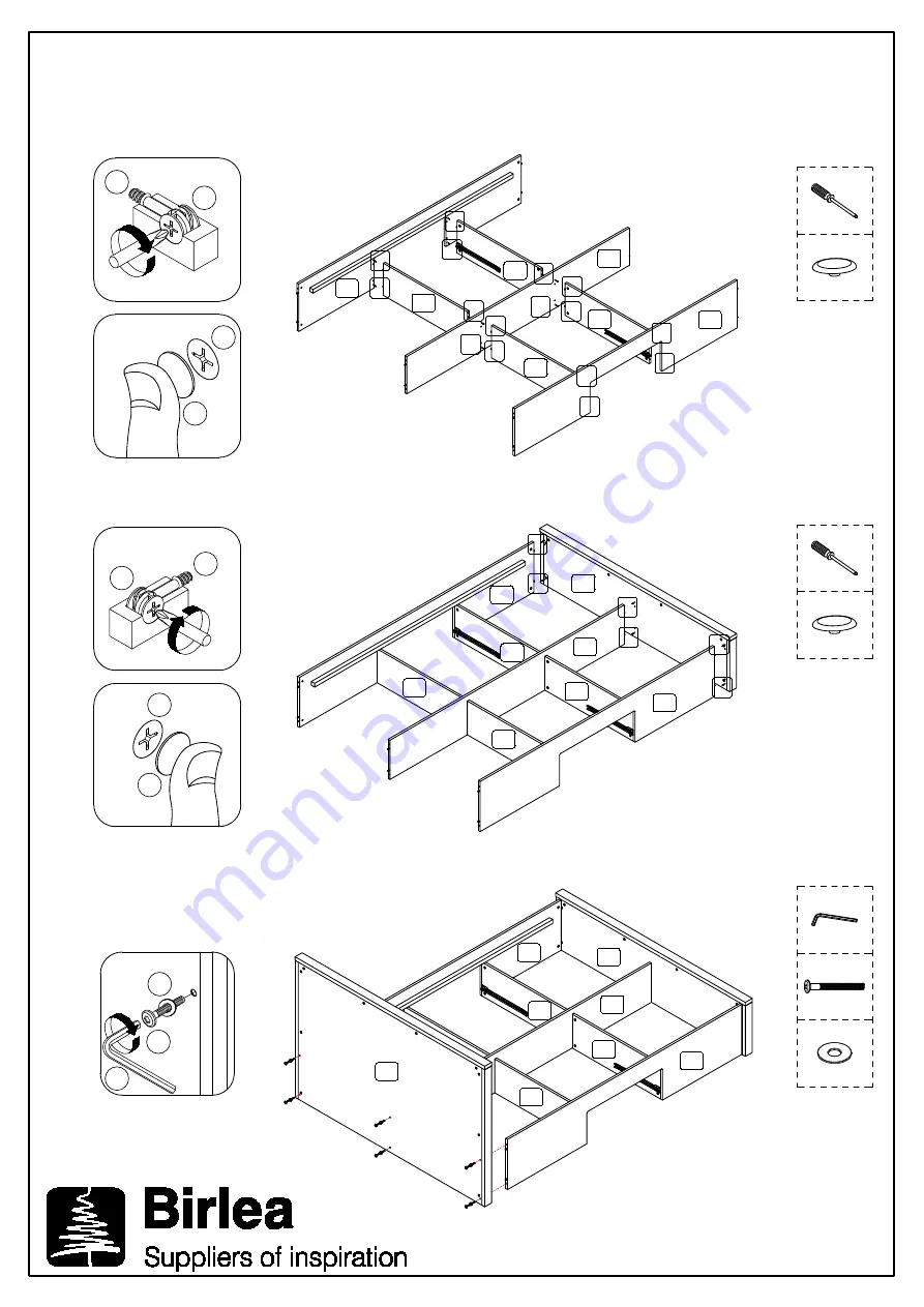 Birlea 150CM STOCKWELL BED Скачать руководство пользователя страница 6