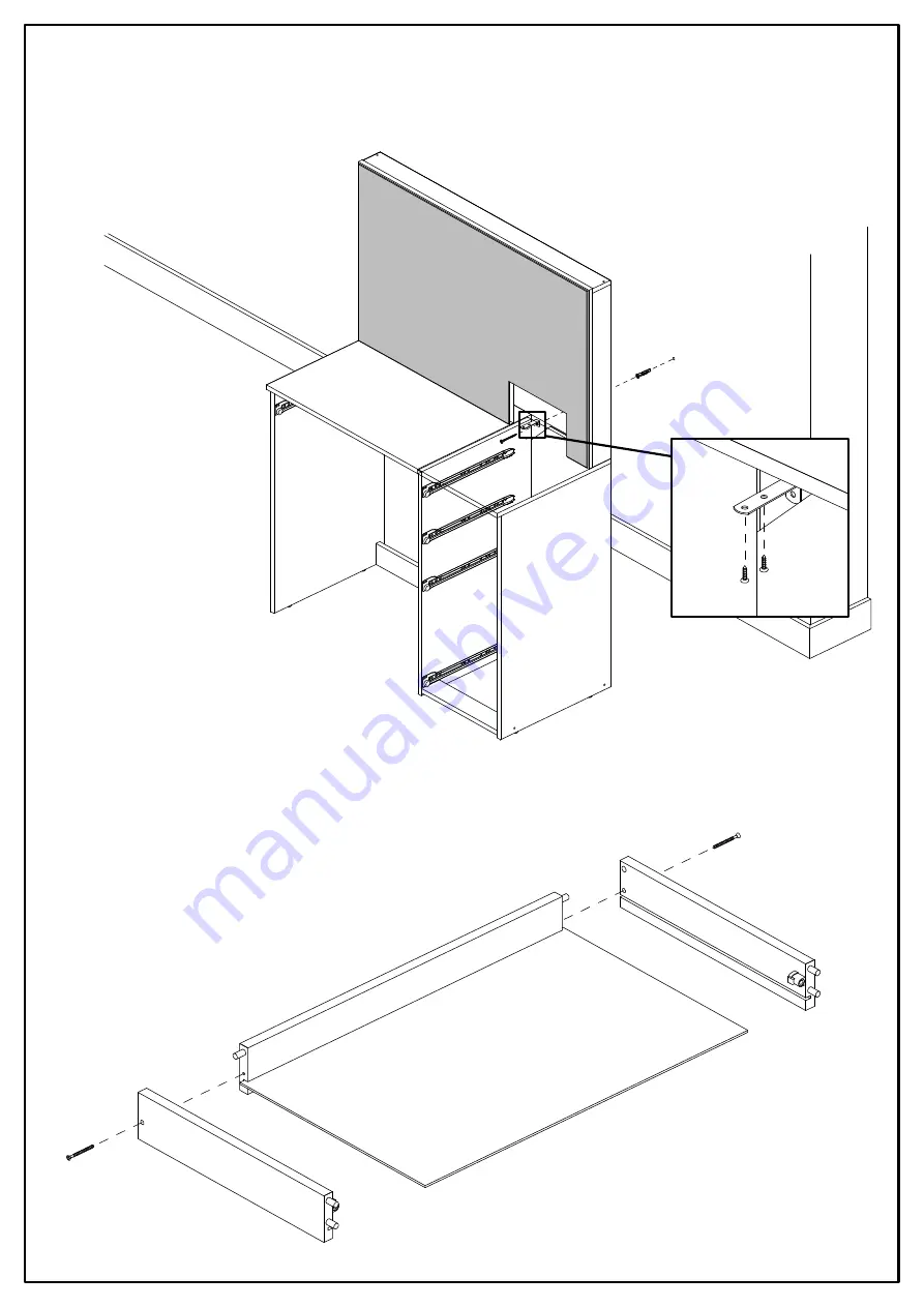 Birlea Ava 5 Drawer Dressing Table & Mirror Assembly Instructions Manual Download Page 15