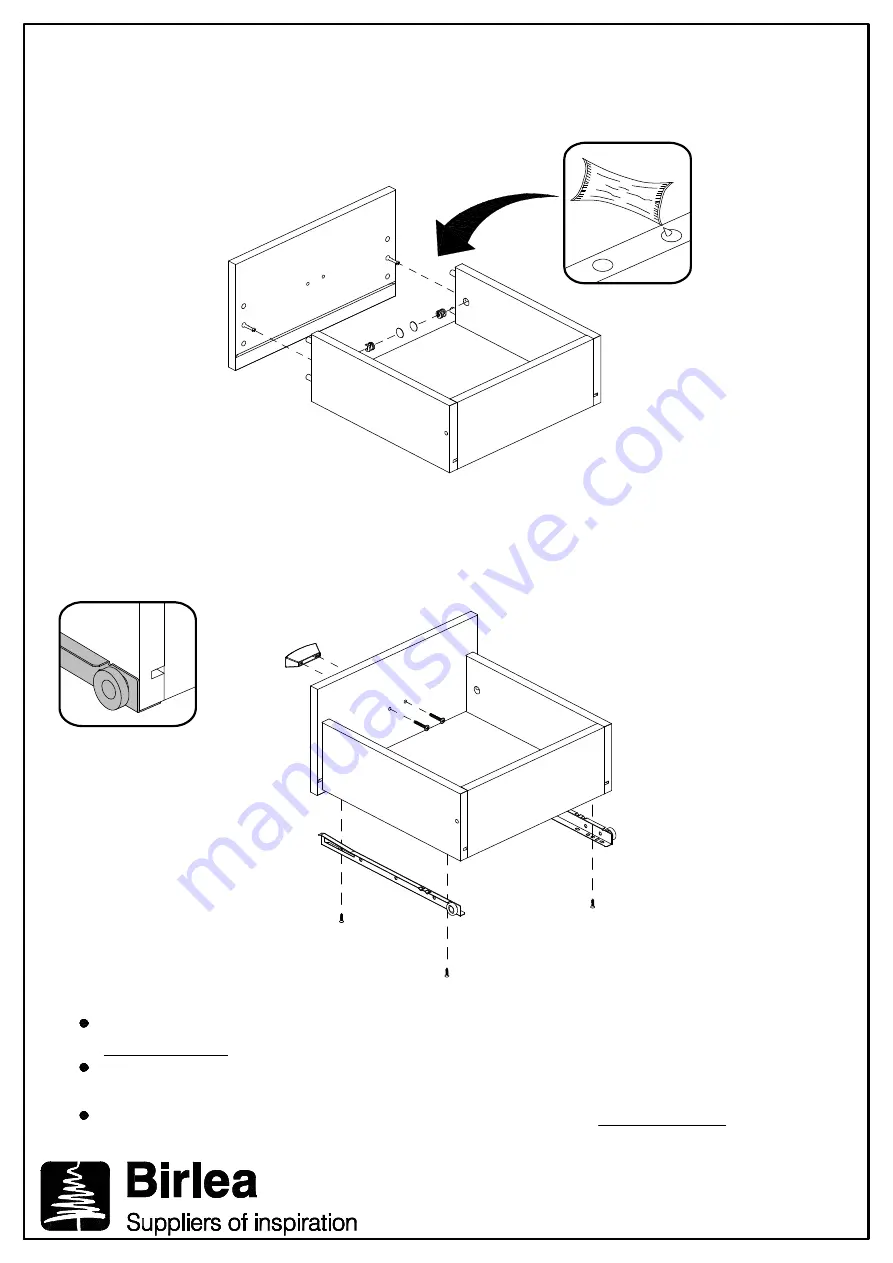 Birlea COVENT TV UNIT Assembly Instructions Manual Download Page 13