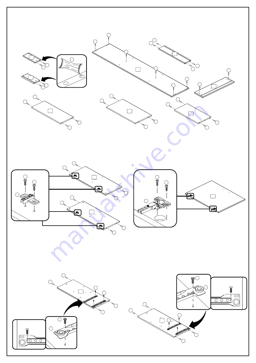 Birlea EDG2SBBLK Assembly Instructions Manual Download Page 3