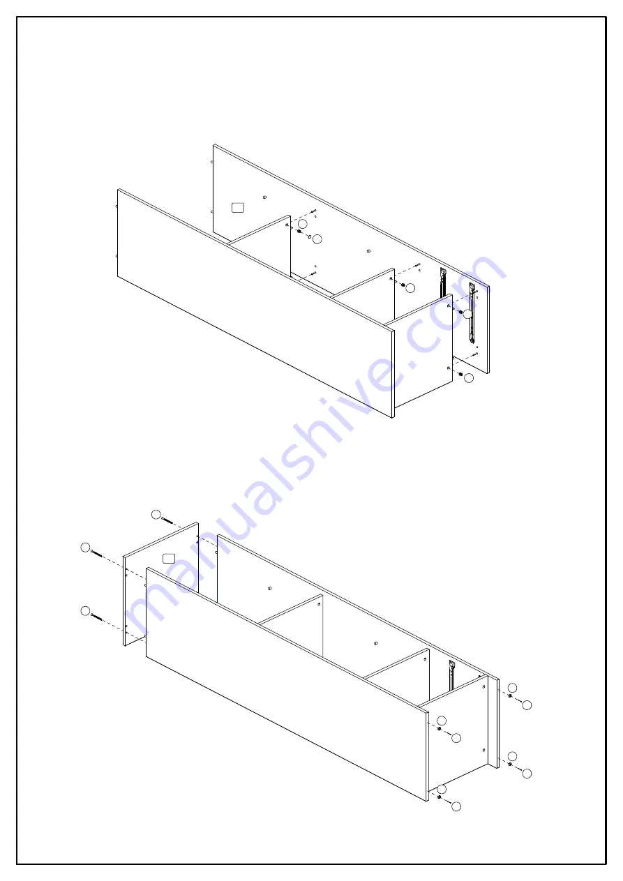 Birlea EDGEWARE GLASS DOOR CABINET Assembly Instructions Manual Download Page 8