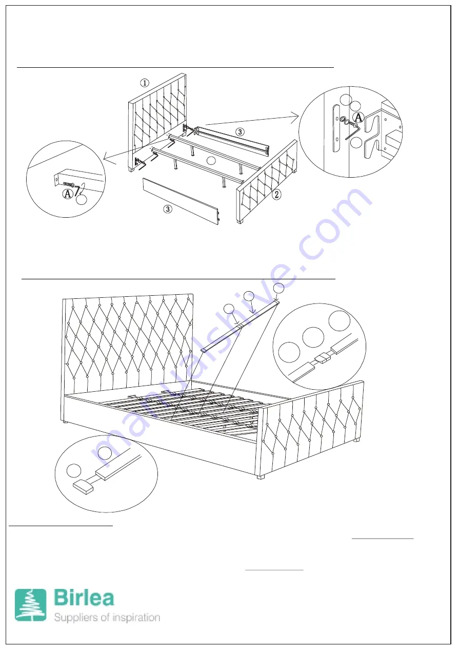 Birlea MARQUIS FABRIC Скачать руководство пользователя страница 4