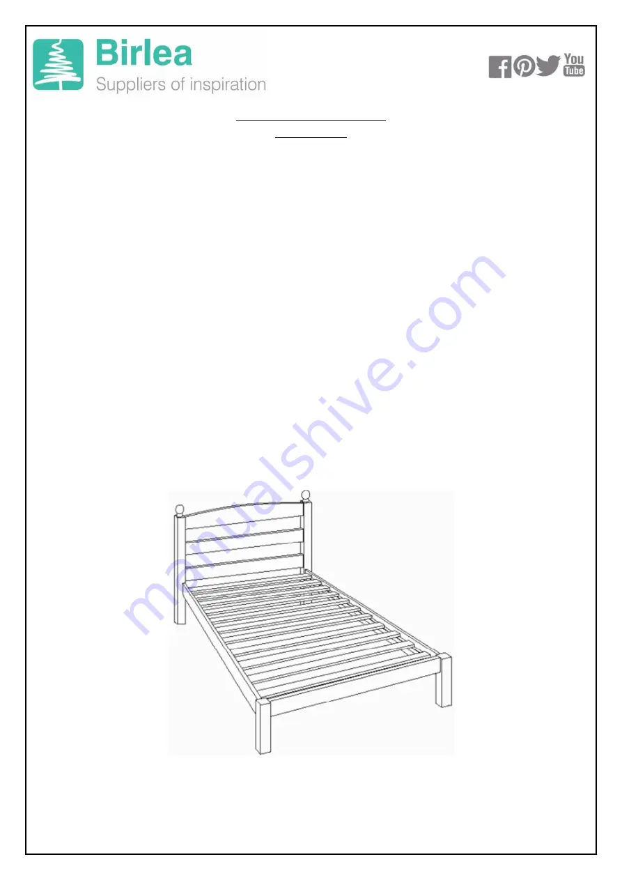 Birlea OSLO Assembly Instructions Download Page 1