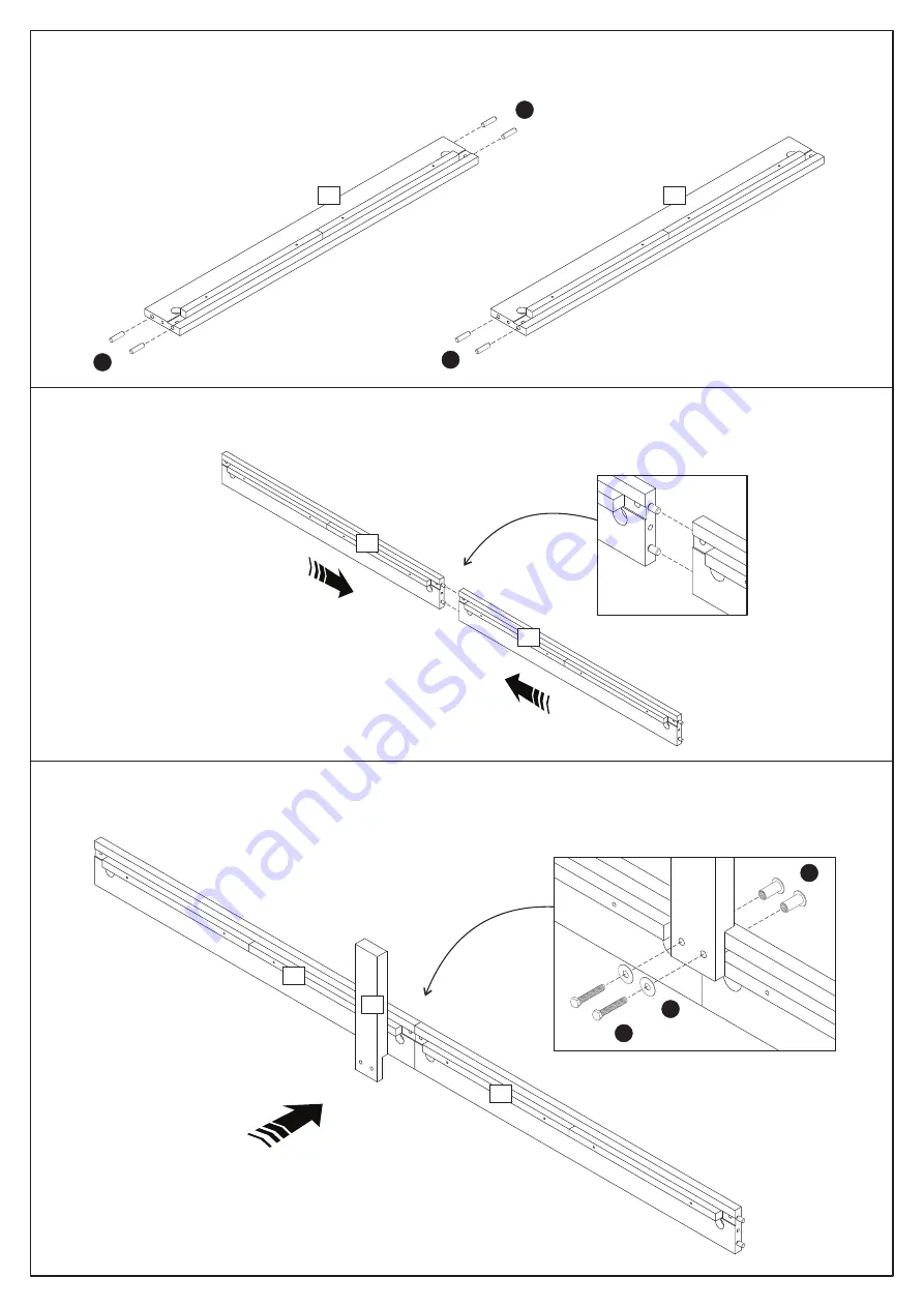 Birlea RIO 3 BED FRAME Assembly Instructions Manual Download Page 3