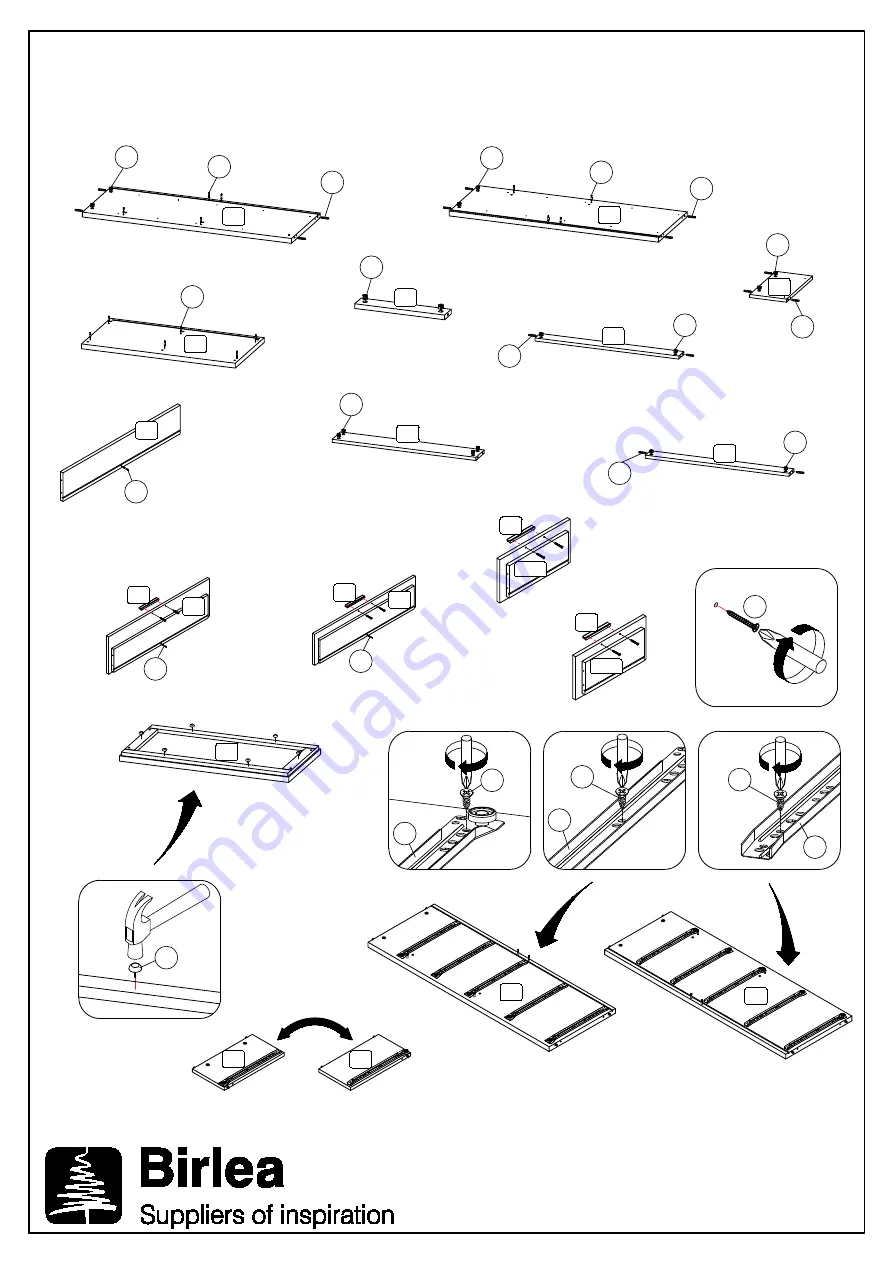 Birlea STOCKWELL 4+2 CHEST Скачать руководство пользователя страница 4