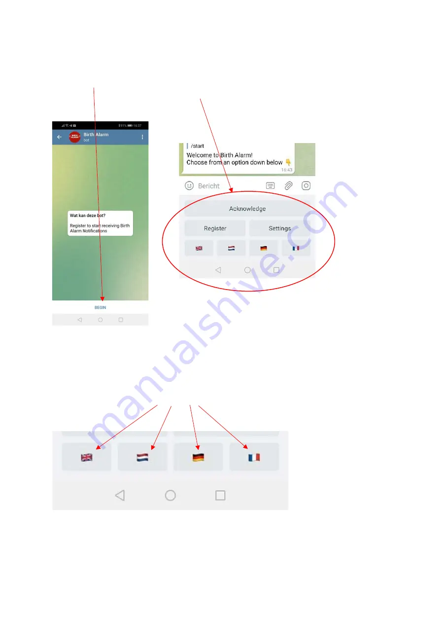 Birth Alarm Premium Plus Manual Download Page 14