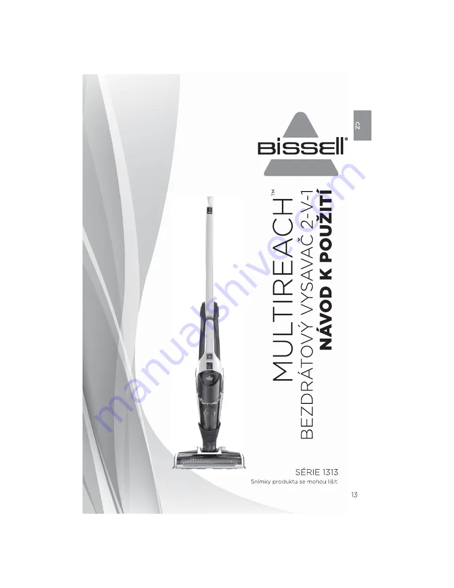 Bissell 1313 Series User Manual Download Page 13