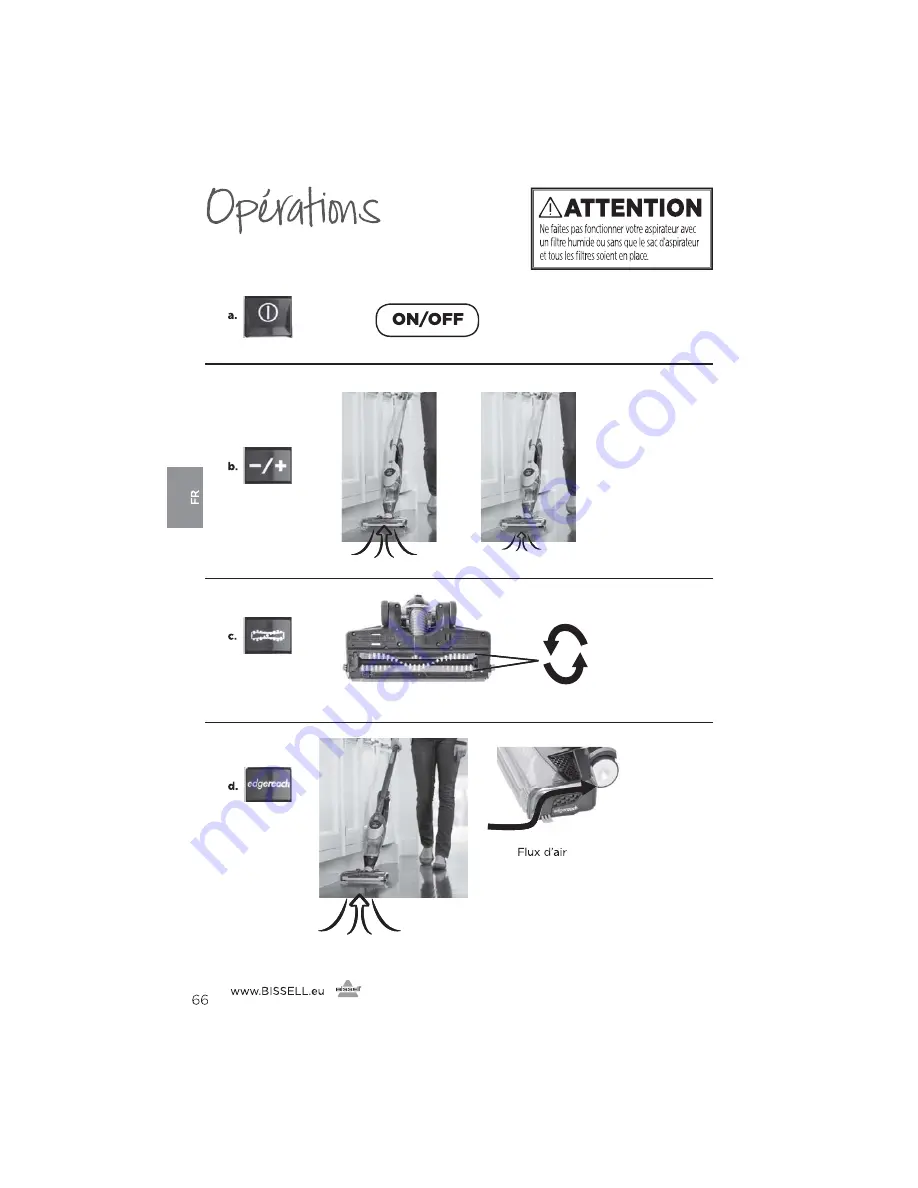 Bissell 1313 Series User Manual Download Page 66