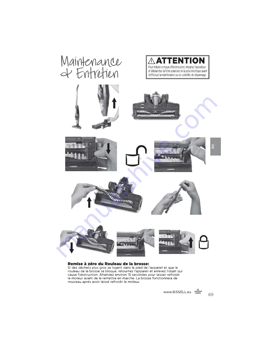 Bissell 1313 Series User Manual Download Page 69