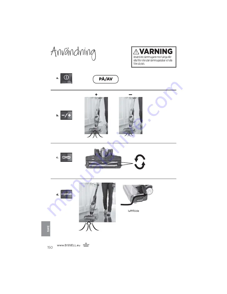 Bissell 1313 Series User Manual Download Page 150