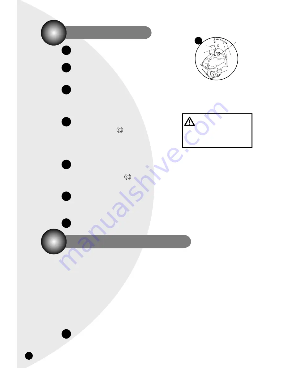 Bissell 8920 User Manual Download Page 12