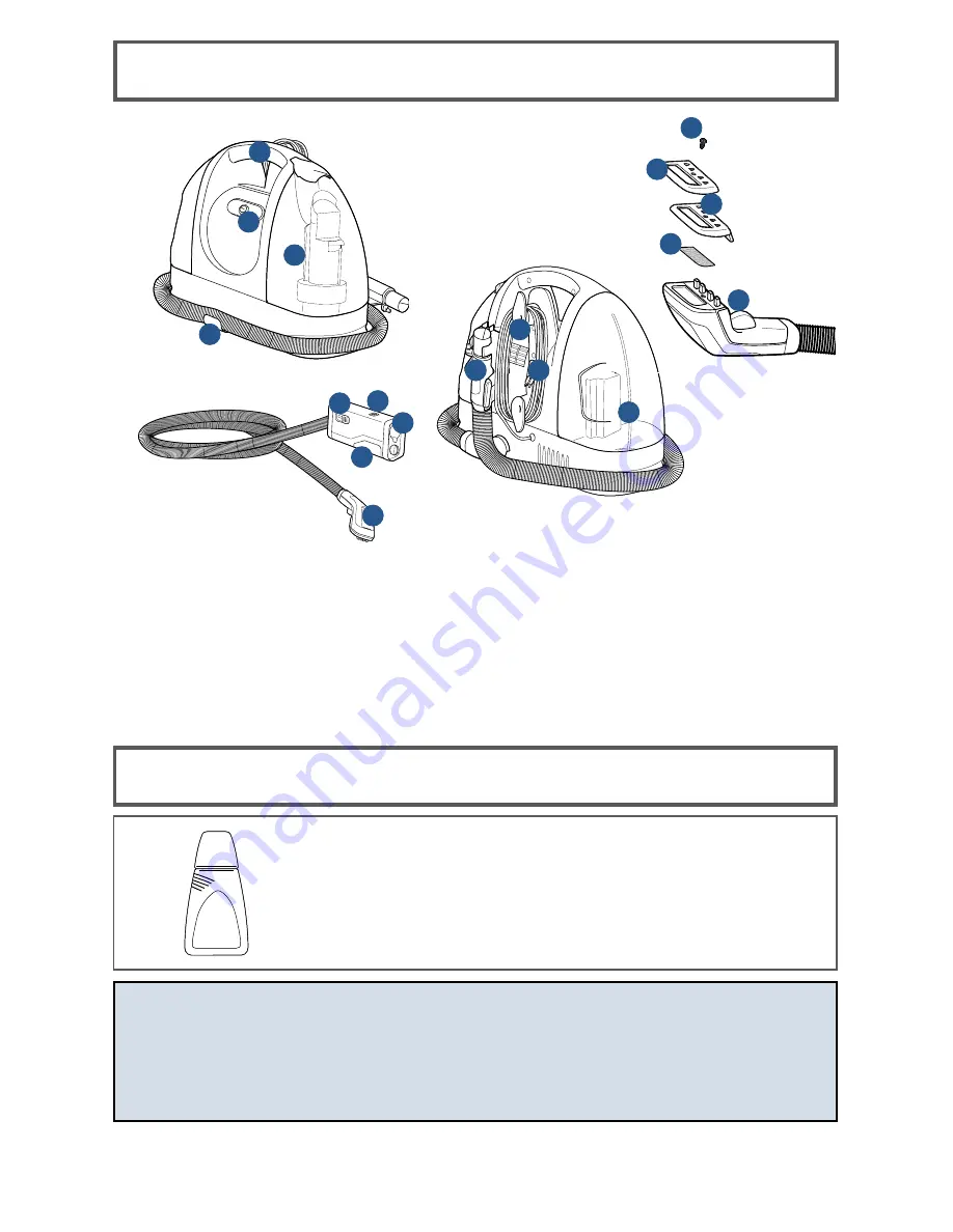 Bissell BARKBATH 1844 SERIES Скачать руководство пользователя страница 5