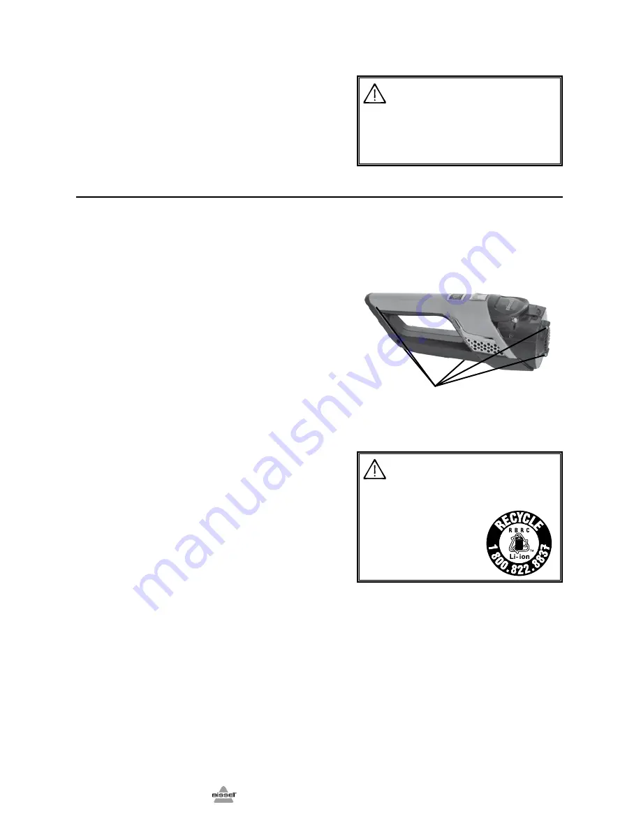 Bissell BOLT ION 1311 SERIES User Manual Download Page 20