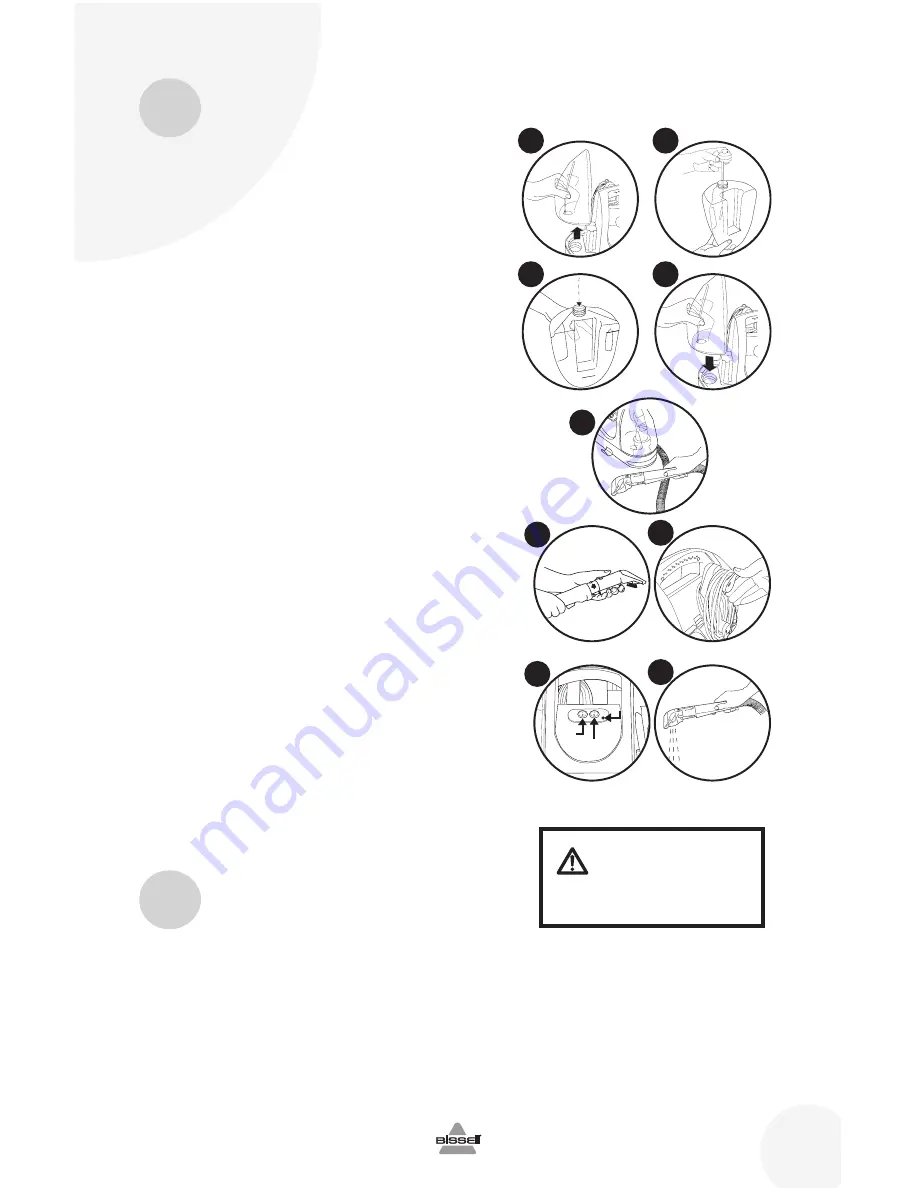 Bissell LITTLE GREEN 1400 SERIES Скачать руководство пользователя страница 7