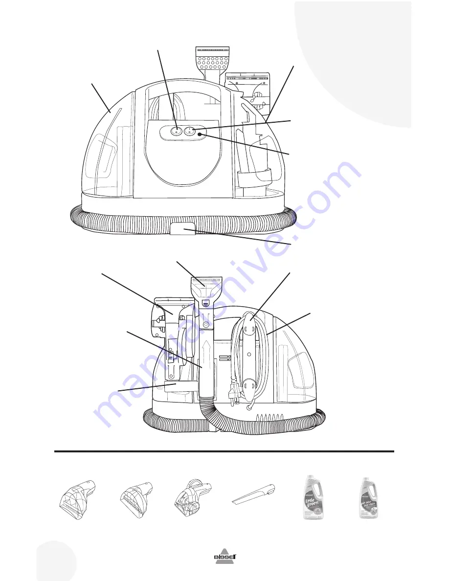 Bissell LITTLE GREEN 1400 SERIES Скачать руководство пользователя страница 16