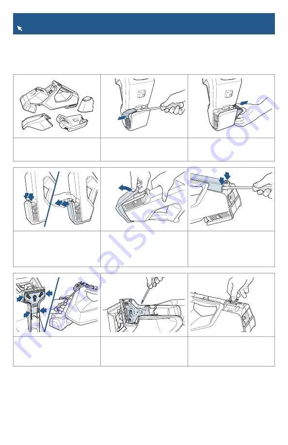 Bissell PET STAIN ERASER 2842 Series Battery Removal Instructions Download Page 2