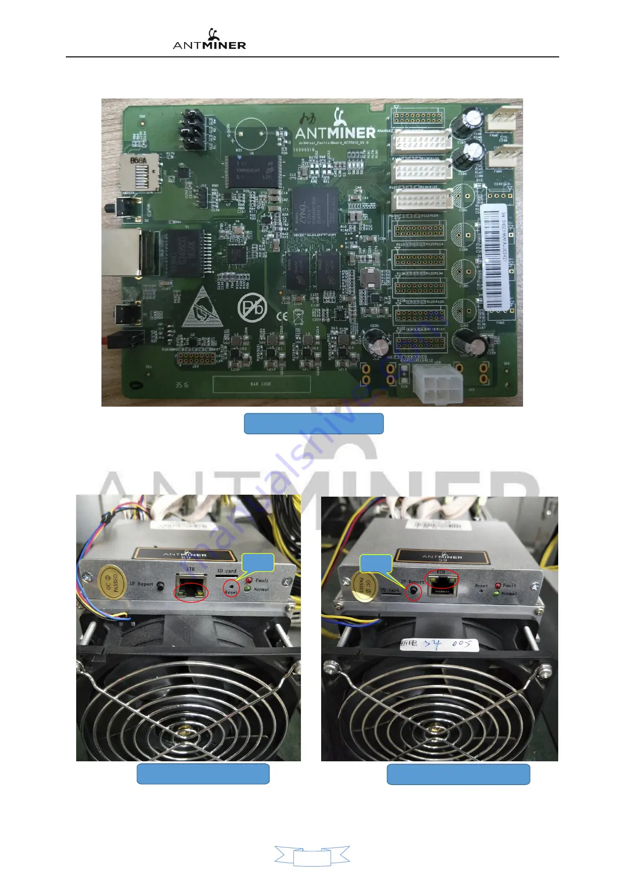 BITMAIN AntMiner S9 Repair Manual Download Page 18