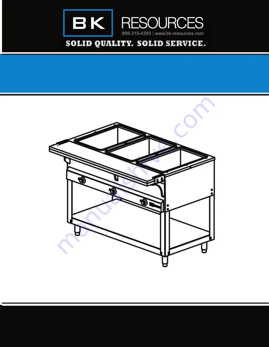 BK RESOURCES STESW-2-120 Installation & Operating Manual Download Page 1