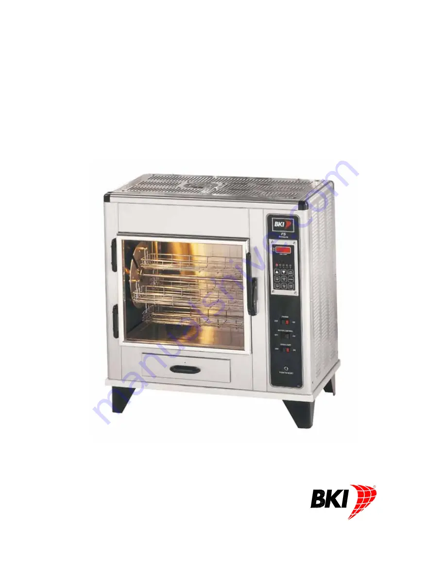 BKI Countertop Rotisserie Oven FS Скачать руководство пользователя страница 1