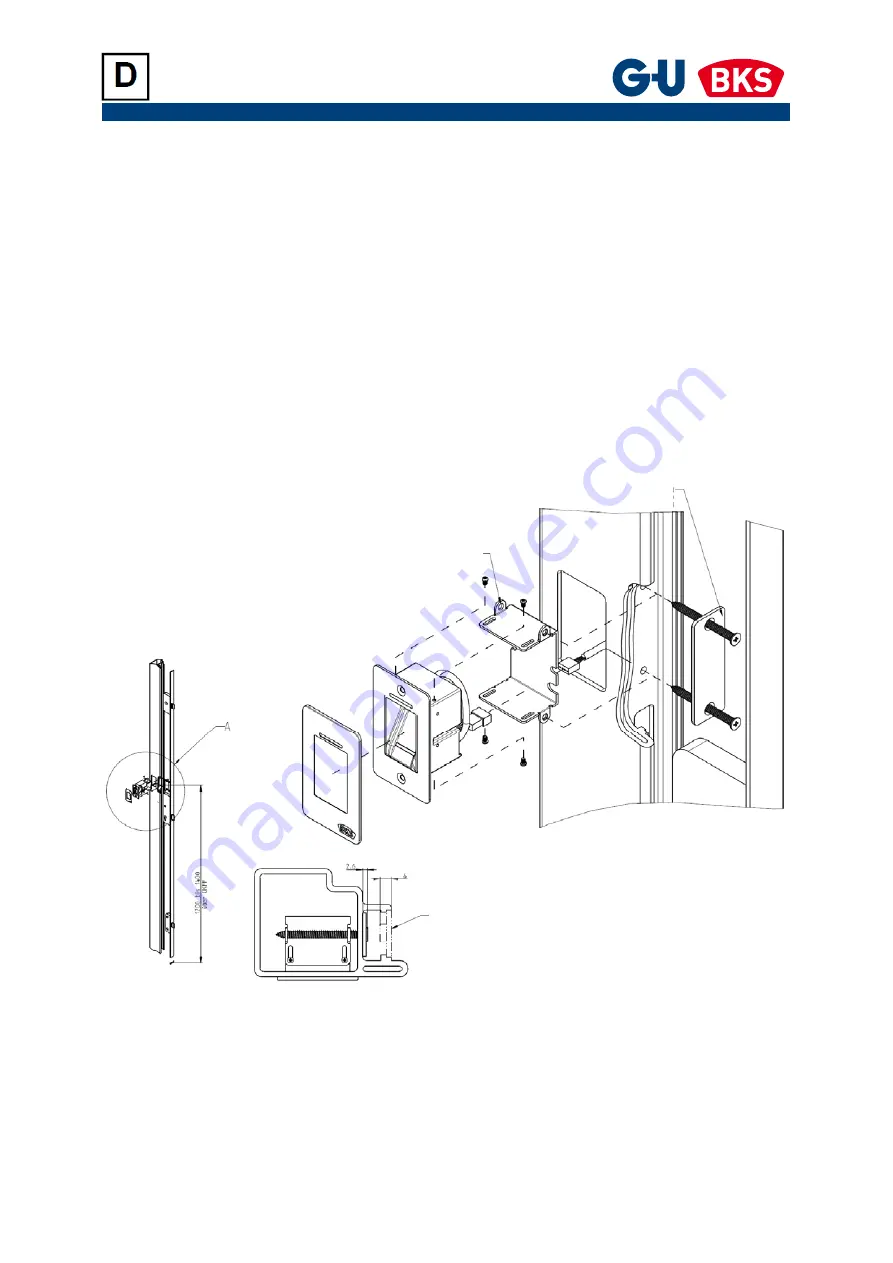 BKS B-55600 Series Installation Manual Download Page 7