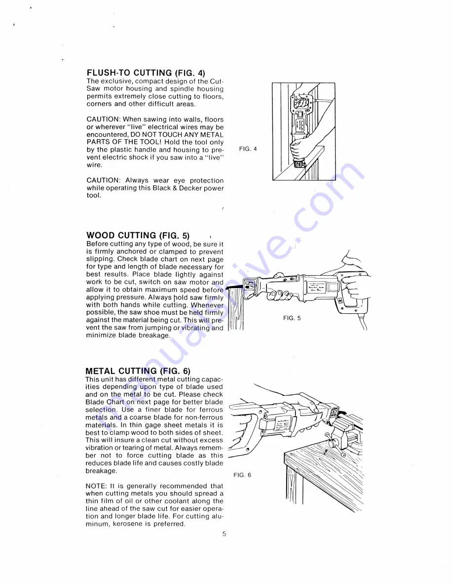 Black & Decker 3103-04 Instruction Manual Download Page 5