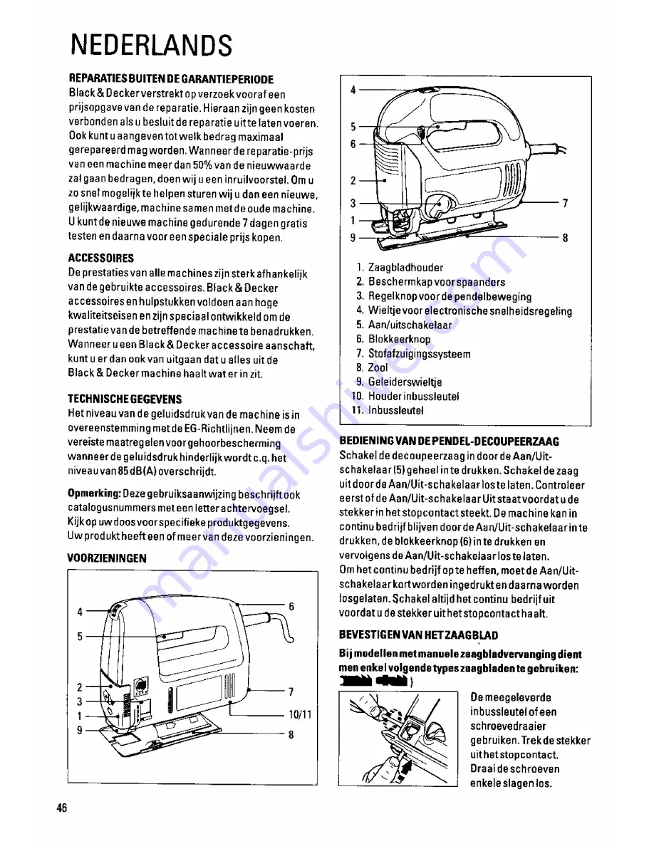 Black & Decker 374453 Скачать руководство пользователя страница 46