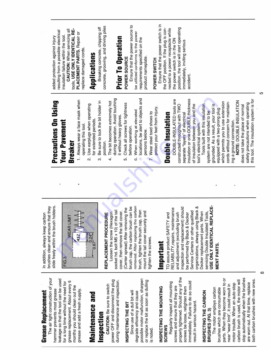 Black & Decker 5027 Instruction Manual Download Page 5