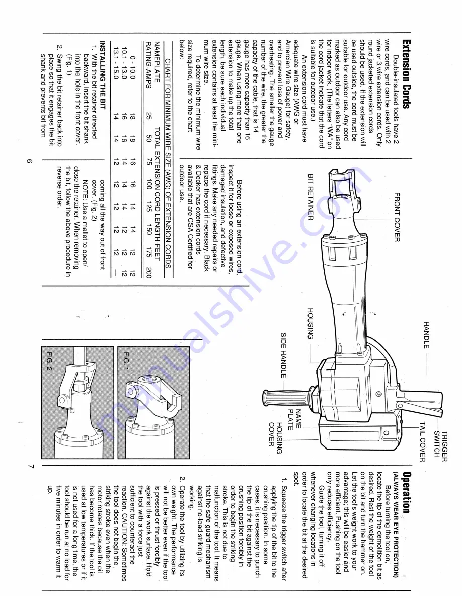 Black & Decker 5027 Instruction Manual Download Page 6