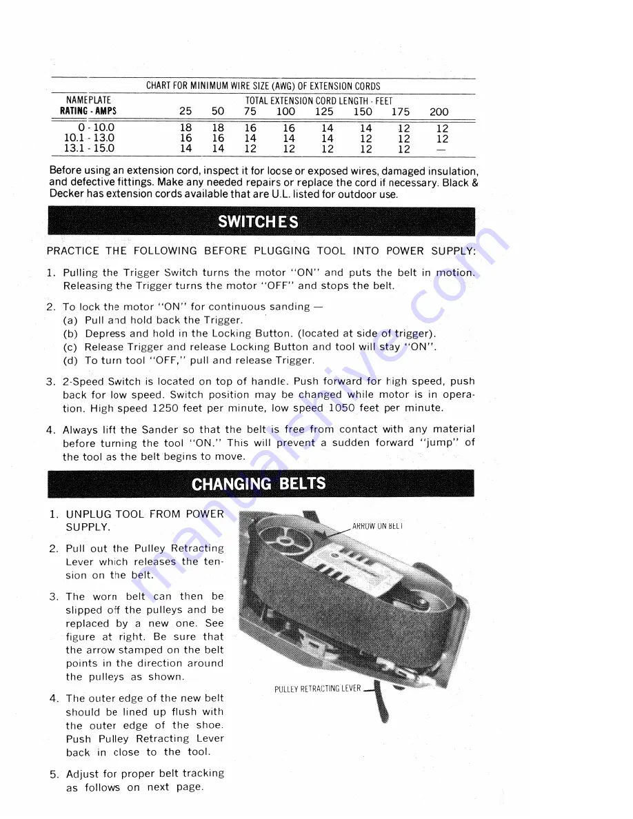 Black & Decker 7461 Owner'S Manual Download Page 4