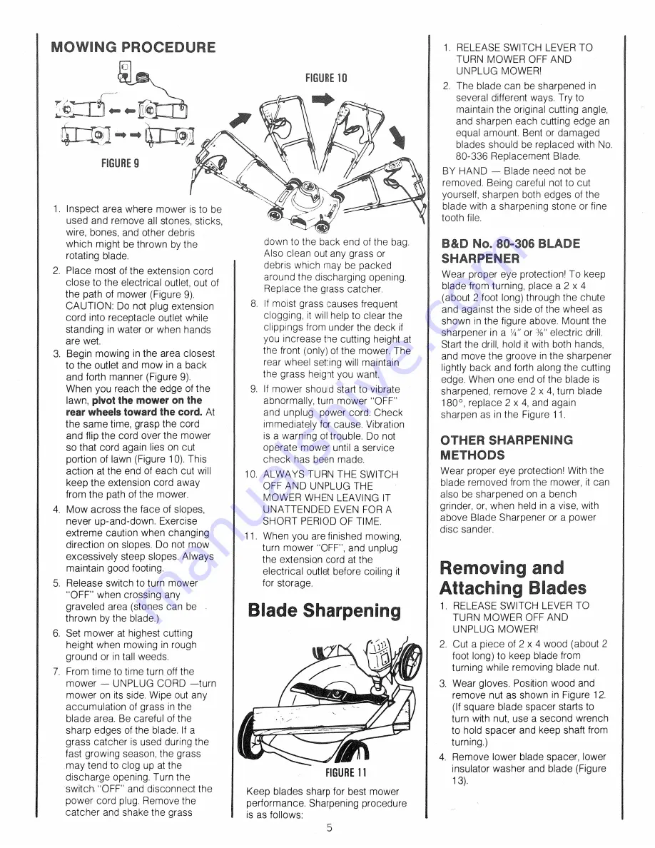 Black & Decker 8008 Owner'S Manual Download Page 5