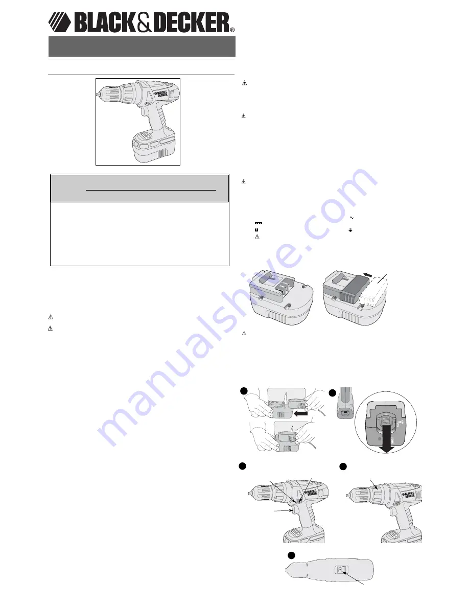 Black & Decker 90501231 Скачать руководство пользователя страница 1