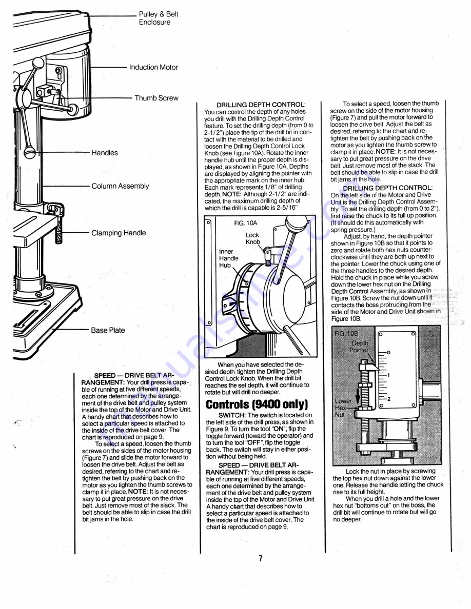 Black & Decker 9400 Instruction Manual Download Page 3