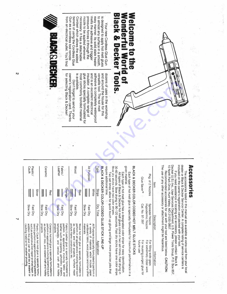 Black & Decker 9734 Instruction Manual Download Page 2