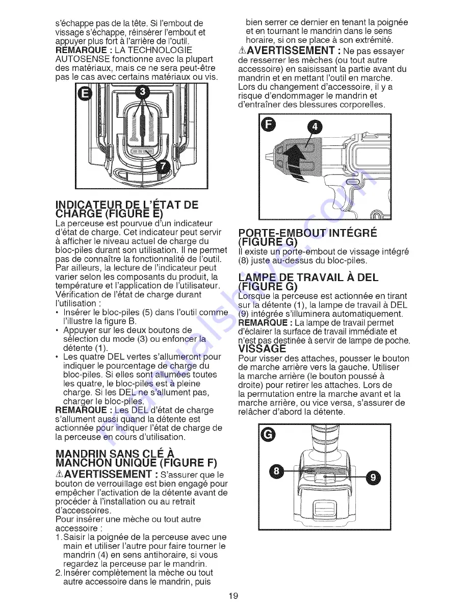 Black & Decker BDCDE120 Instruction Manual Download Page 19