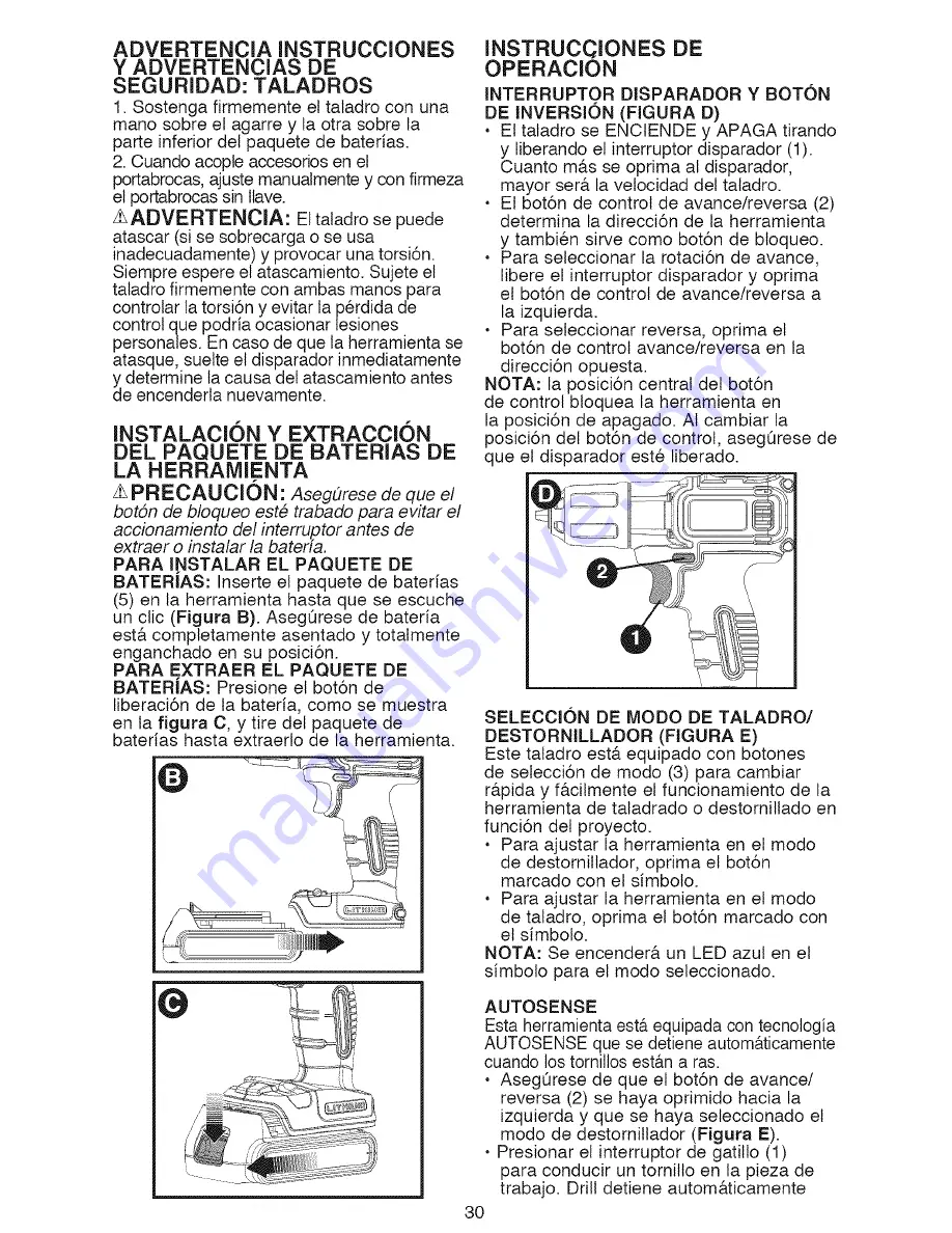 Black & Decker BDCDE120 Скачать руководство пользователя страница 30